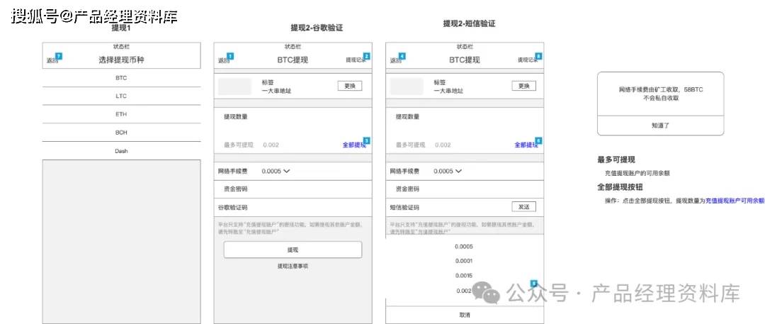 数字虚拟币交易所APP产品Axure RP原型.rp