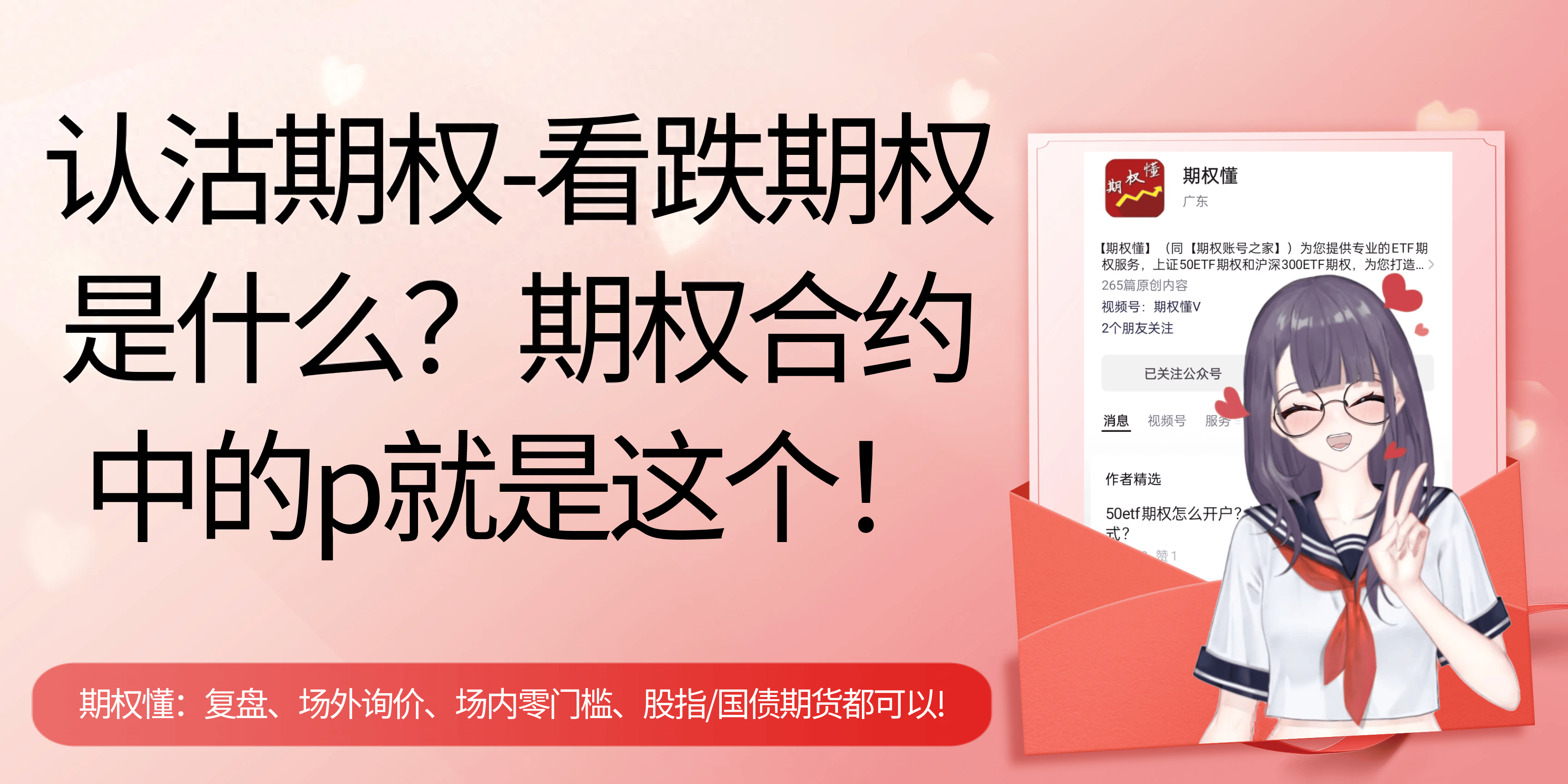 认沽期权-看跌期权是什么？期权合约中的p就是这个！